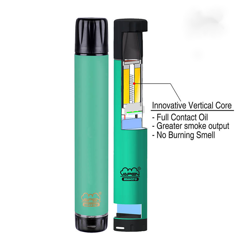 Αυθεντικό Vapen Macro 2000 Puffs μίας χρήσης στυλό αναμονής με κατακόρυφο πηνίο συν XXL XTRA EXTRAL FLEX Εξατμιστής Προ-γεμάτες μπαρ E cigs εξατμιστήρες